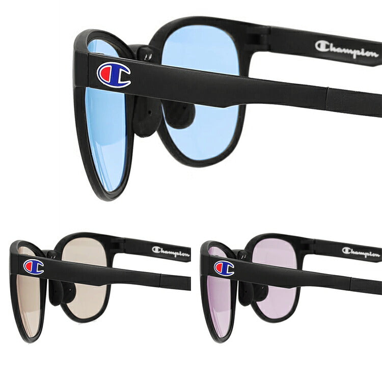 【国内正規品】チャンピオン サングラス アジアンフィット Champion 2113 BK 52サイズ ボストン型 メンズ レディース 男女兼用 ユニセックス ブランド 人気 UVカット 紫外線 おしゃれ 運転 ドライブ レジャー アウトドア 夏