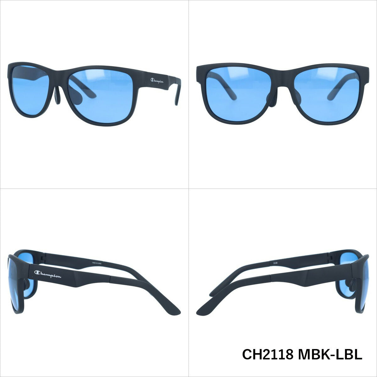 【訳あり】チャンピオン 偏光サングラス アジアンフィット Champion CH2118 全4色 57サイズ ウェリントン型 レディース 男女兼用 ユニセックス ブランド 人気 UVカット 紫外線 おしゃれ 運転 ドライブ レジャー アウトドア 夏 釣り フィッシング 海 川