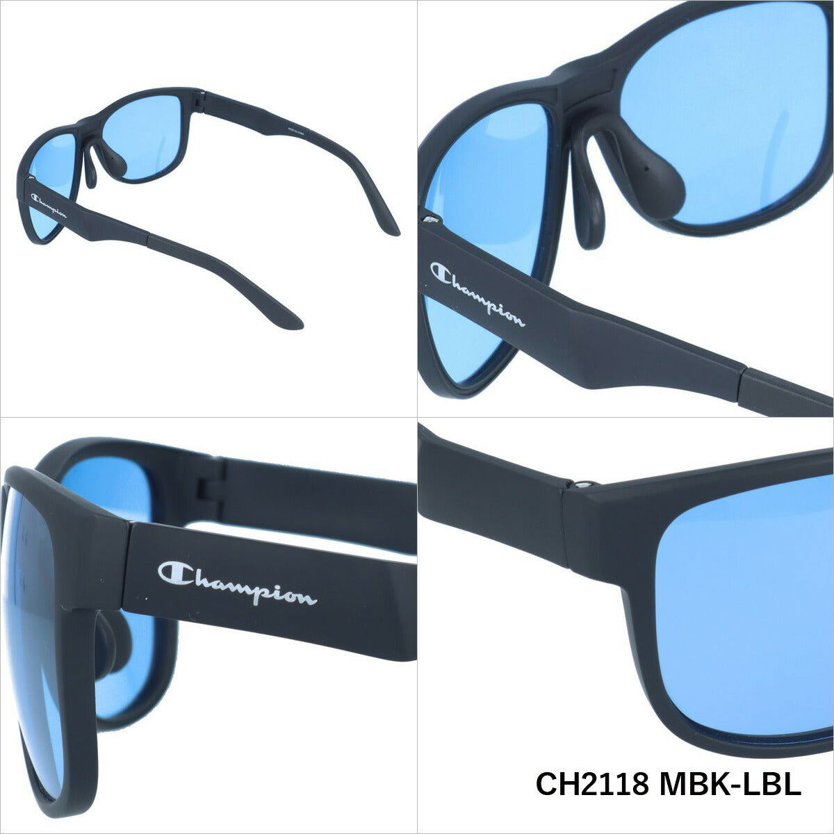【訳あり】チャンピオン 偏光サングラス アジアンフィット Champion CH2118 全4色 57サイズ ウェリントン型 レディース 男女兼用 ユニセックス ブランド 人気 UVカット 紫外線 おしゃれ 運転 ドライブ レジャー アウトドア 夏 釣り フィッシング 海 川