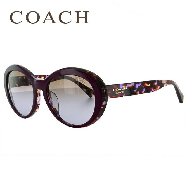 【訳あり】コーチ サングラス COACH HC8077F 515668 54 パープル/ブラウン パープルグラデーション L540 Lindsay レディース UVカット ラッピング無料