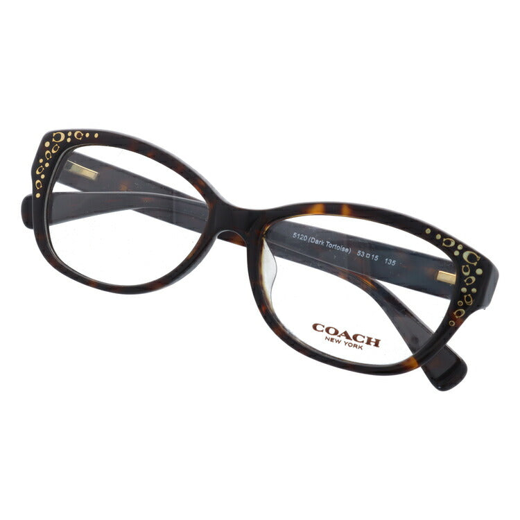 【国内正規品】メガネ 度付き 度なし 伊達メガネ 眼鏡 コーチ アジアンフィット COACH HC6076F 5120 53サイズ フォックス型 メンズ レディース UVカット 紫外線 ラッピング無料