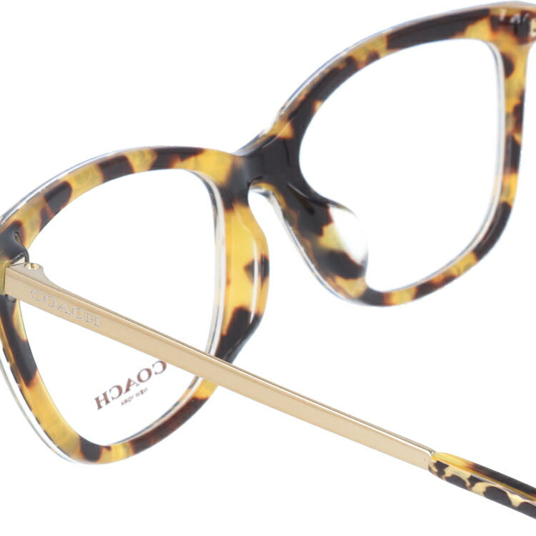 【国内正規品】メガネ 度付き 度なし 伊達メガネ 眼鏡 コーチ アジアンフィット COACH HC6124F 5519 53サイズ フォックス型 UVカット 紫外線 ラッピング無料