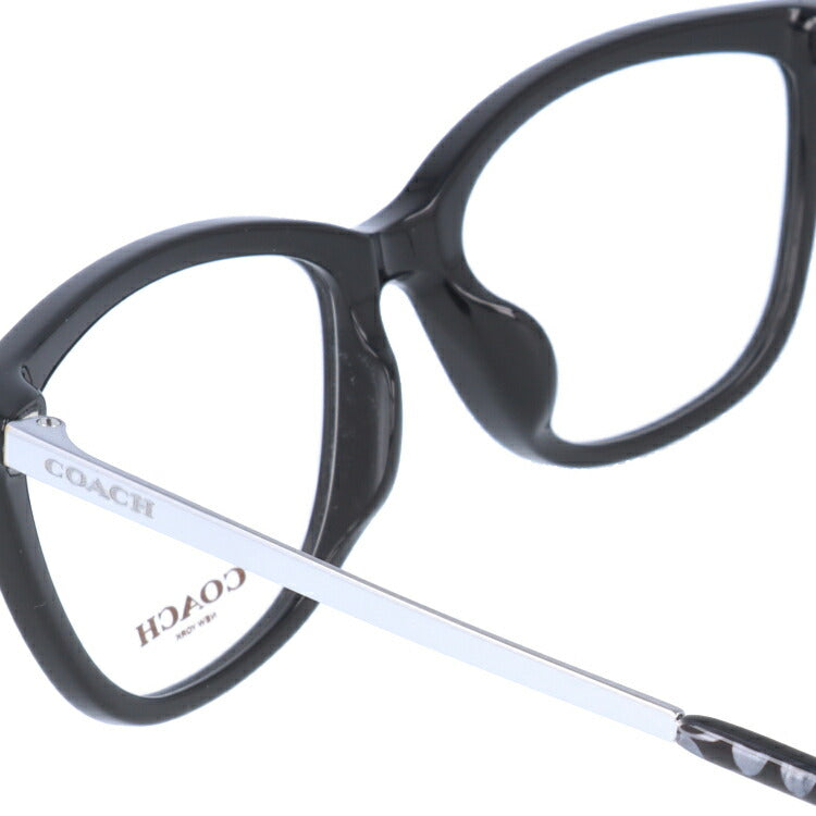 【国内正規品】メガネ 度付き 度なし 伊達メガネ 眼鏡 コーチ アジアンフィット COACH HC6124F 5002 53サイズ フォックス型 レディース UVカット 紫外線 ラッピング無料