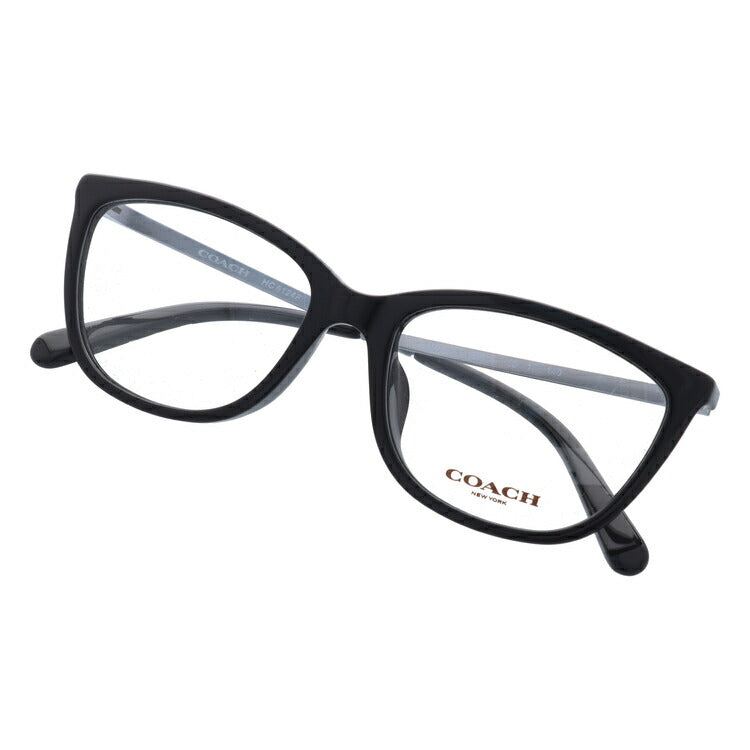 【国内正規品】メガネ 度付き 度なし 伊達メガネ 眼鏡 コーチ アジアンフィット COACH HC6124F 5002 53サイズ フォックス型 レディース UVカット 紫外線 ラッピング無料