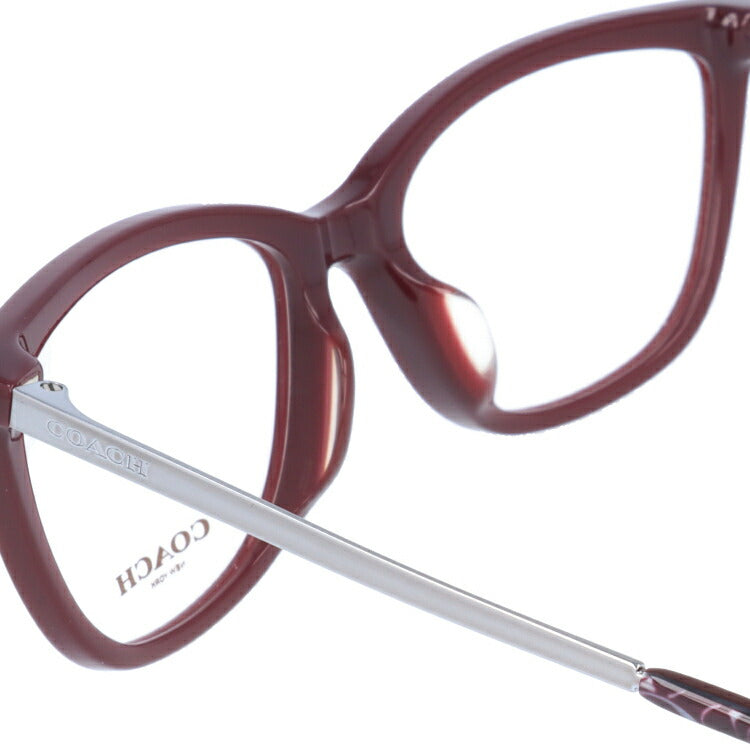 【国内正規品】メガネ 度付き 度なし 伊達メガネ 眼鏡 コーチ アジアンフィット COACH HC6124F 5509 53サイズ フォックス型 レディース UVカット 紫外線 ラッピング無料