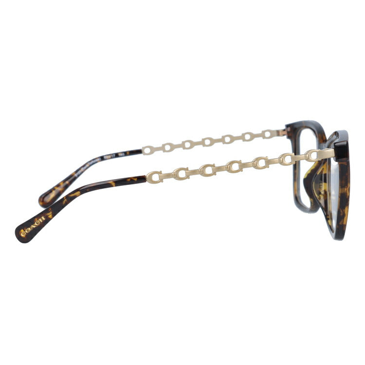 【国内正規品】メガネ 度付き 度なし 伊達メガネ 眼鏡 コーチ ユニバーサルフィット COACH HC6128U 5120 52サイズ スクエア レディース UVカット 紫外線 ラッピング無料