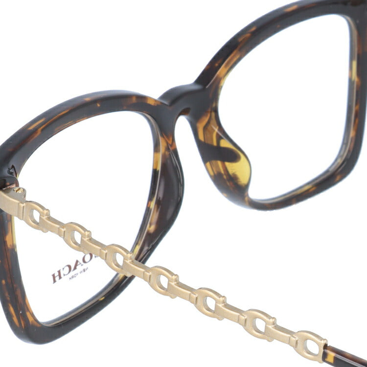 【国内正規品】メガネ 度付き 度なし 伊達メガネ 眼鏡 コーチ ユニバーサルフィット COACH HC6128U 5120 52サイズ スクエア レディース UVカット 紫外線 ラッピング無料
