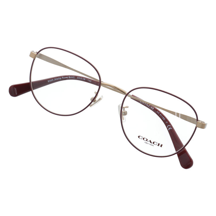【訳あり・店頭展示品】【国内正規品】 コーチ メガネフレーム 伊達メガネ COACH HC5115D 9355 53サイズ ボストン型 アウトレット品 ユニセックス メンズ レディース