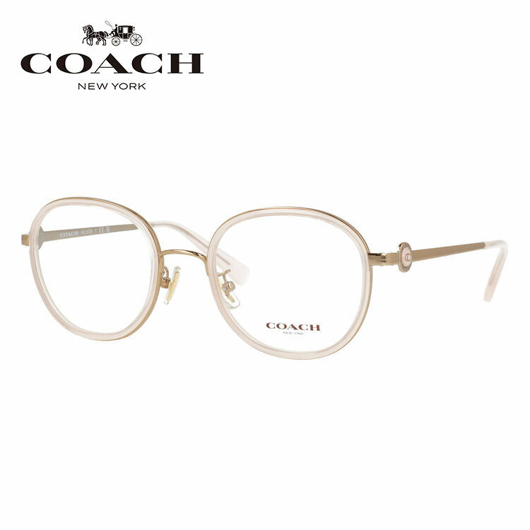 【訳あり・店頭展示品】【国内正規品】 コーチ メガネフレーム 伊達メガネ COACH HC5129 5646 51サイズ ウェリントン型 コンビネーションフレーム アウトレット品 ユニセックス メンズ レディース