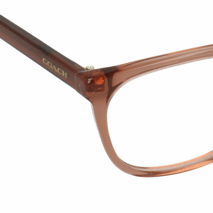 【訳あり・店頭展示品】【国内正規品】 コーチ メガネフレーム 伊達メガネ レギュラーフィット COACH HC6139U 5662 55サイズ スクエア型 琥珀色 アウトレット品 ユニセックス メンズ レディース
