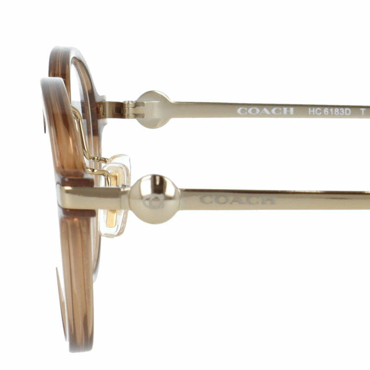 【訳あり・店頭展示品】【国内正規品】 コーチ メガネフレーム 伊達メガネ COACH HC6183D 5654 50サイズ ボストン型 コンビネーションフレーム アウトレット品 ユニセックス メンズ レディース