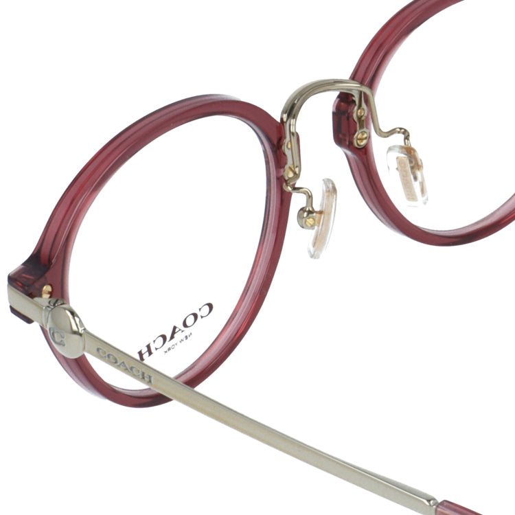 【訳あり・店頭展示品】【国内正規品】 コーチ メガネフレーム 伊達メガネ COACH HC6183D 5664 50サイズ ボストン型 コンビネーションフレーム アウトレット品 ユニセックス メンズ レディース