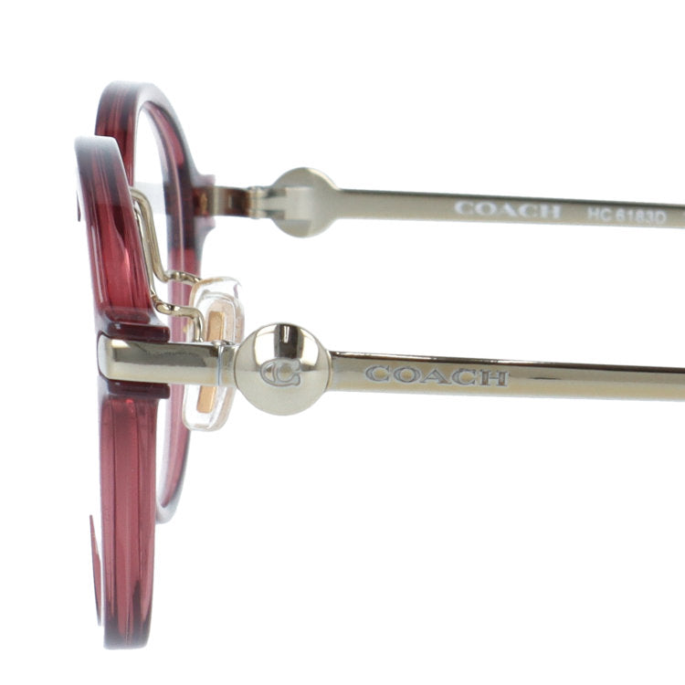 【訳あり・店頭展示品】【国内正規品】 コーチ メガネフレーム 伊達メガネ COACH HC6183D 5664 50サイズ ボストン型 コンビネーションフレーム アウトレット品 ユニセックス メンズ レディース