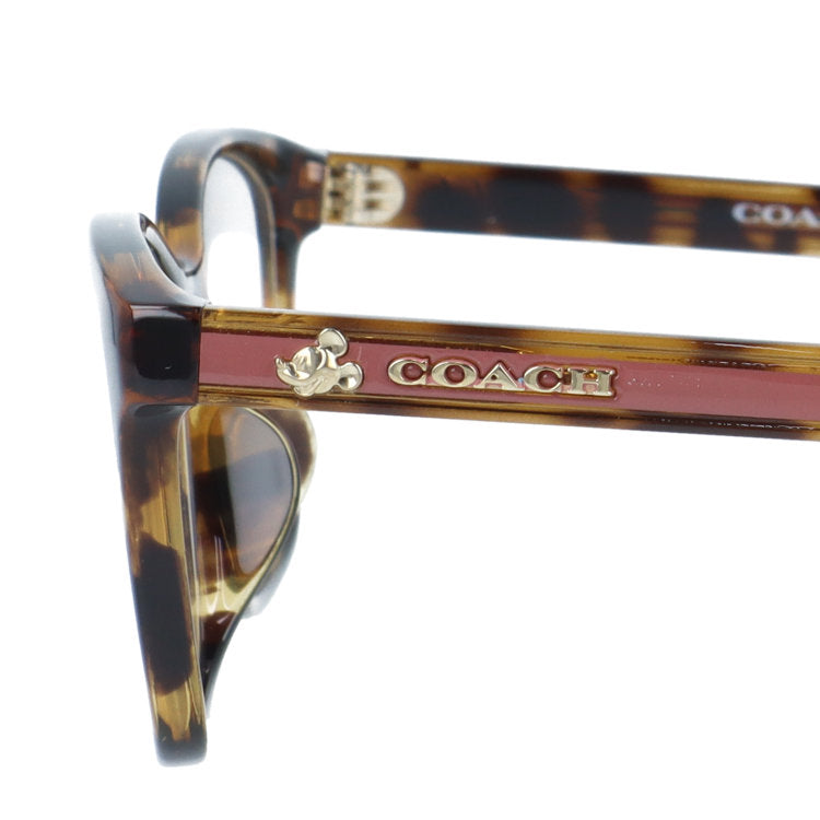 【訳あり・店頭展示品】【国内正規品】 コーチ メガネフレーム 伊達メガネ レギュラーフィット COACH HC6216F 5120 54サイズ ディズニーカンパニー 創立100周年記念 カプセルコレクション スクエア型 Disney×Coach ミッキーマウス バイカラー サステナブル素材 レディース