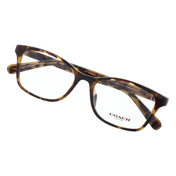 【訳あり・店頭展示品】【国内正規品】 コーチ メガネフレーム 伊達メガネ レギュラーフィット COACH HC6216F 5120 54サイズ ディズニーカンパニー 創立100周年記念 カプセルコレクション スクエア型 Disney×Coach ミッキーマウス バイカラー サステナブル素材 レディース