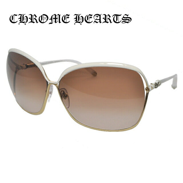 【訳あり】クロムハーツ サングラス CHROME HEARTS FISH EYE WT-GP White Gold/Crosses ユニセックス メンズ レディース 紫外線 UVカット ラッピング無料