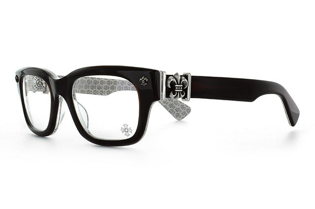 クロムハーツ メガネ 度付き 度なし 伊達メガネ 眼鏡 メガネフレーム CHROME HEARTS レギュラーフィット BANGADANG II CWC 52 ココホワイトクロス BSフレアー ユニセックス メンズ レディース 紫外線 UVカット ラッピング無料