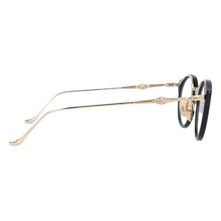 クロムハーツ メガネ 度付き 度なし 伊達メガネ 眼鏡 メガネフレーム CHROME HEARTS DIG BIG BK/GP 45サイズ ボストン型 ユニセックス メンズ レディース 紫外線 UVカット ラッピング無料