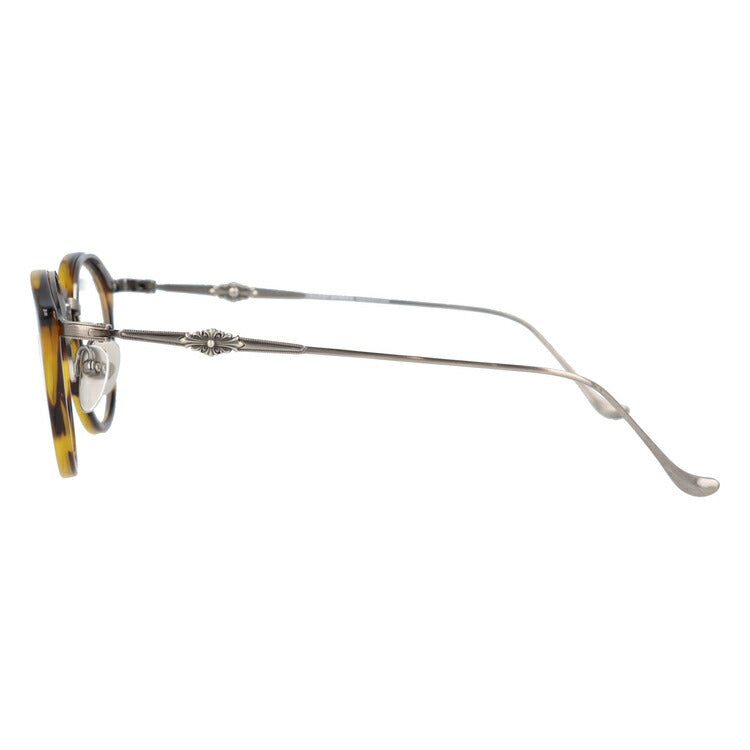 クロムハーツ メガネ 度付き 度なし 伊達メガネ 眼鏡 メガネフレーム CHROME HEARTS DIG BIG BOS/AS 45サイズ ボストン型 ユニセックス メンズ レディース 紫外線 UVカット ラッピング無料