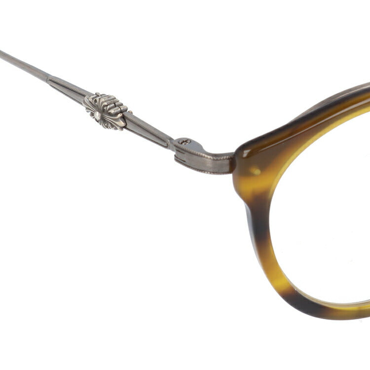 クロムハーツ メガネ 度付き 度なし 伊達メガネ 眼鏡 メガネフレーム CHROME HEARTS DIG BIG BOS/AS 45サイズ ボストン型 ユニセックス メンズ レディース 紫外線 UVカット ラッピング無料