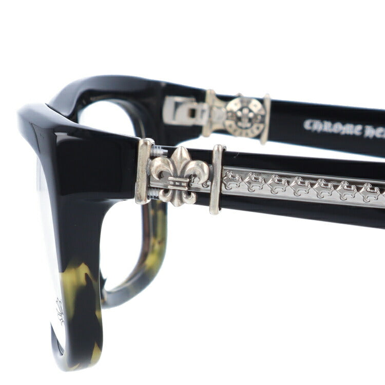 クロムハーツ メガネ 度付き 度なし 伊達メガネ 眼鏡 メガネフレーム CHROME HEARTS レギュラーフィット MYDIXADRYLL BMZ 55サイズ スクエア型 ユニセックス メンズ レディース 紫外線 UVカット ラッピング無料