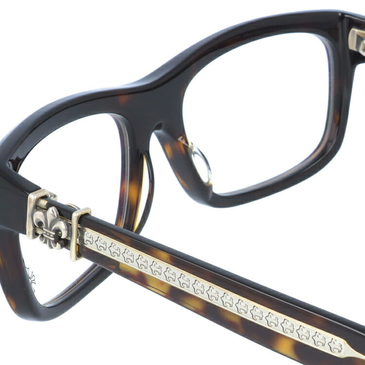 クロムハーツ メガネ 度付き 度なし 伊達メガネ 眼鏡 メガネフレーム CHROME HEARTS レギュラーフィット MYDIXADRYLL DT 55サイズ スクエア型 ユニセックス メンズ レディース 紫外線 UVカット ラッピング無料