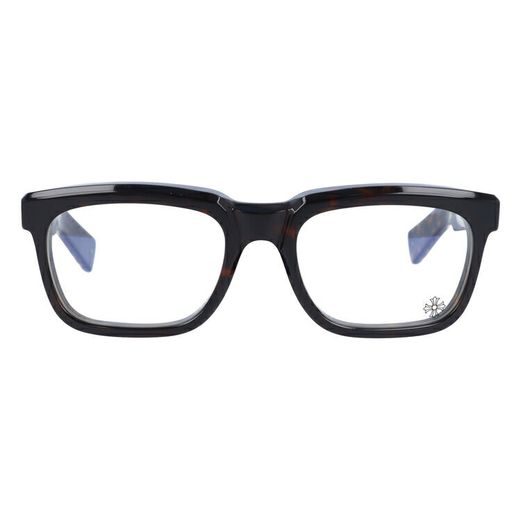 クロムハーツ メガネ 度付き 度なし 伊達メガネ 眼鏡 メガネフレーム CHROME HEARTS レギュラーフィット SEE YOU IN TEA DT 53サイズ スクエア型 ユニセックス メンズ レディース 紫外線 UVカット ラッピング無料