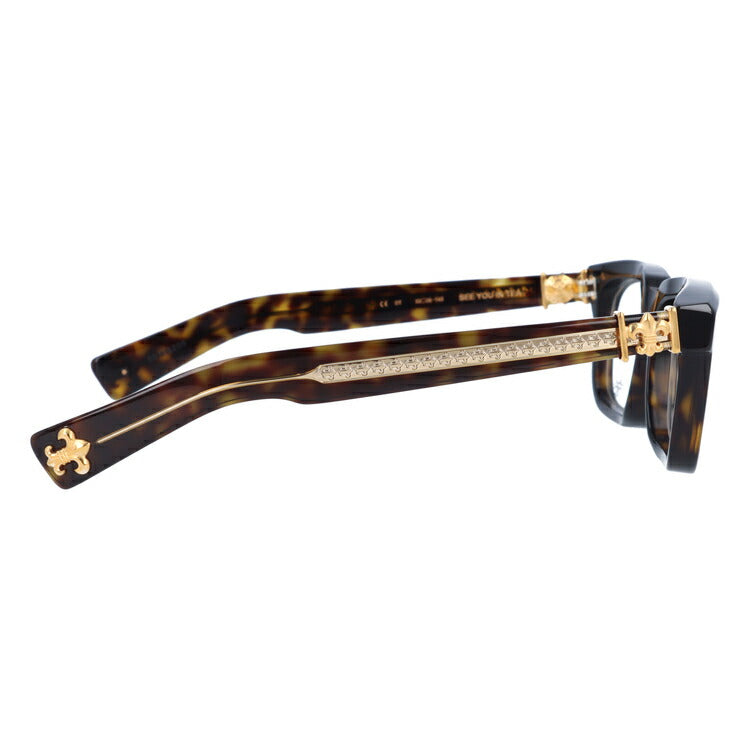【選べる2色 調光レンズ】クロムハーツ サングラス CHROME HEARTS SEE YOU IN TEA DT 53サイズ レギュラーフィット スクエア型 伊達メガネ カラーレンズ ユニセックス メンズ レディース 紫外線 UVカット ラッピング無料