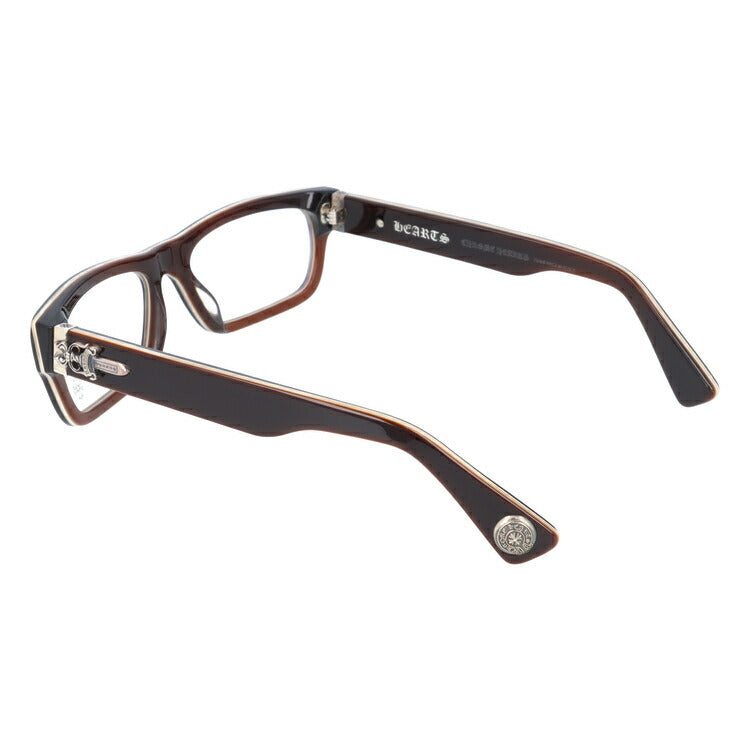 クロムハーツ メガネ 度付き 度なし 伊達メガネ 眼鏡 メガネフレーム CHROME HEARTS アジアンフィット INFLATABLE DATE-A BRBBR 56サイズ スクエア型 ユニセックス メンズ レディース 紫外線 UVカット ラッピング無料