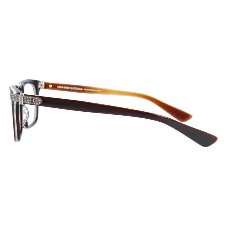 クロムハーツ メガネ 度付き 度なし 伊達メガネ 眼鏡 メガネフレーム CHROME HEARTS レギュラーフィット BEAU NER BRBBR 53サイズ ウェリントン型 日本製 クロス ユニセックス メンズ レディース 紫外線 UVカット ラッピング無料