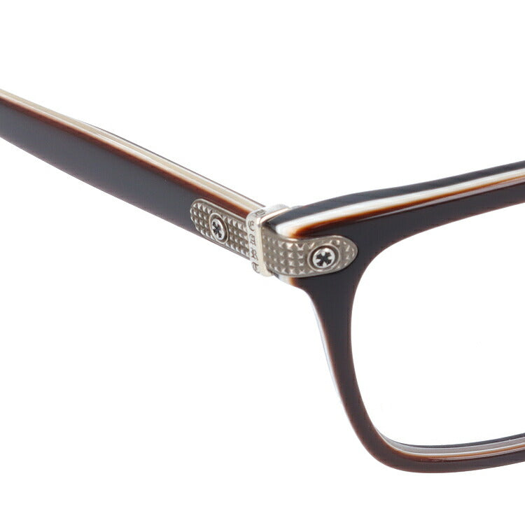 クロムハーツ メガネ 度付き 度なし 伊達メガネ 眼鏡 メガネフレーム CHROME HEARTS レギュラーフィット BEAU NER BRBBR 53サイズ ウェリントン型 日本製 クロス ユニセックス メンズ レディース 紫外線 UVカット ラッピング無料