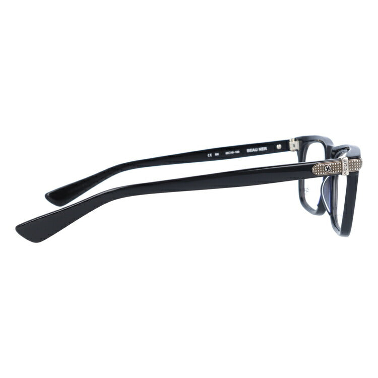 クロムハーツ メガネ 度付き 度なし 伊達メガネ 眼鏡 メガネフレーム CHROME HEARTS レギュラーフィット BEAU NER BK 53サイズ ウェリントン型 日本製 クロス ユニセックス メンズ レディース 紫外線 UVカット ラッピング無料