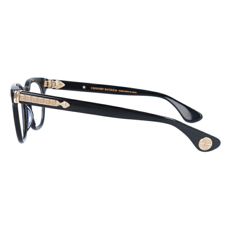 クロムハーツ メガネ 度付き 度なし 伊達メガネ 眼鏡 メガネフレーム CHROME HEARTS レギュラーフィット PANTY HO BK-GP 47サイズ ウェリントン型 日本製 フローラル スパイダー ユニセックス メンズ レディース 紫外線 UVカット ラッピング無料