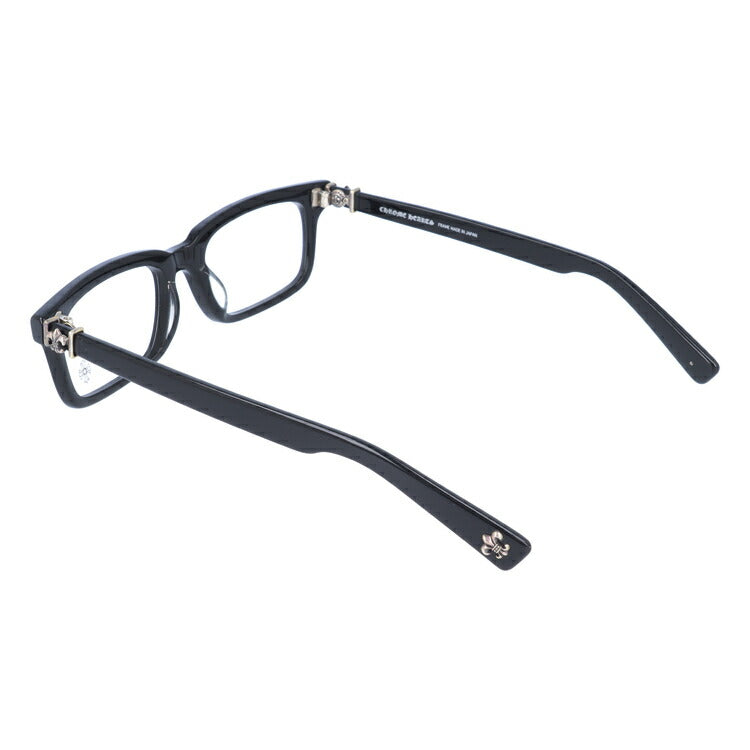 クロムハーツ メガネ 度付き 度なし 伊達メガネ 眼鏡 メガネフレーム CHROME HEARTS レギュラーフィット PONTIFASS BK 51サイズ スクエア型 日本製 フレア ユニセックス メンズ レディース 紫外線 UVカット ラッピング無料