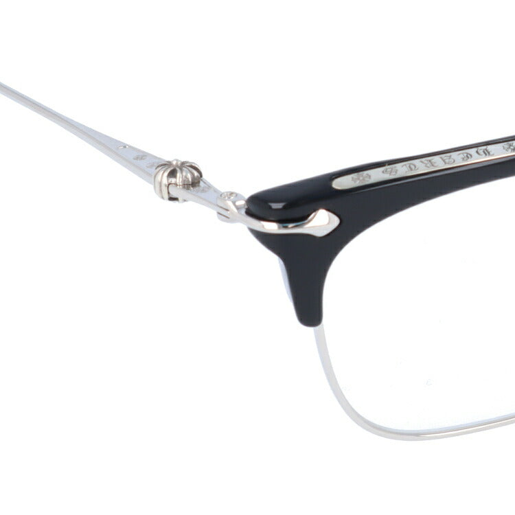 【選べる15色 ライトカラーレンズ】クロムハーツ ライトカラー サングラス CHROME HEARTS SLUNTRADICTION BK/SS 54 日本製 クロス CHプラス ブロー型 メンズ レディース アウトドア 運転 ドライブ レジャー UVカット 伊達 メガネ 眼鏡