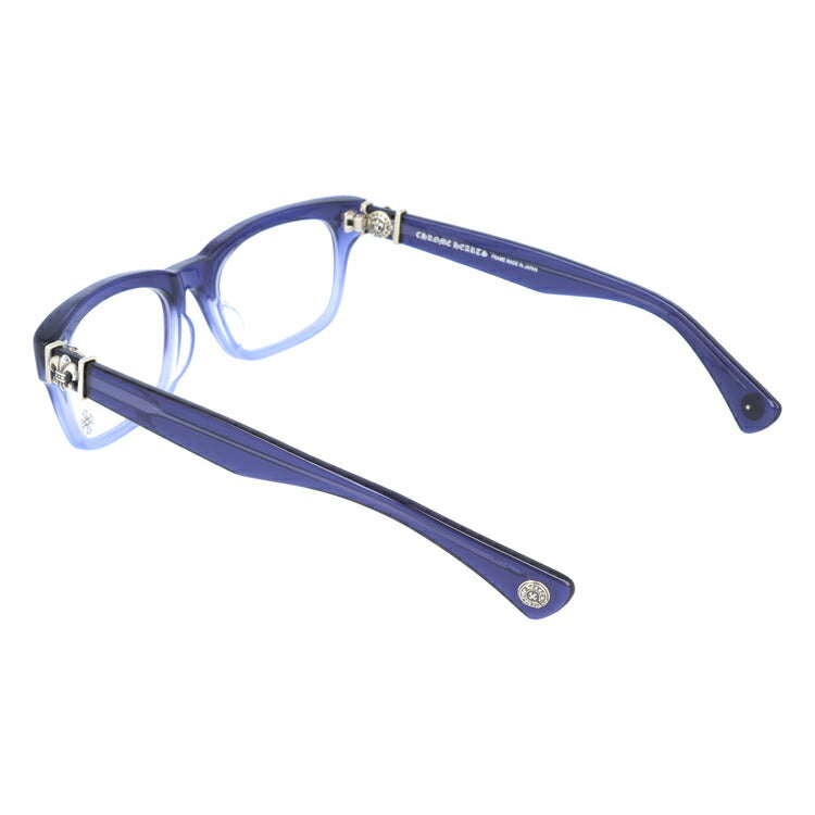 クロムハーツ メガネ 度付き 度なし 伊達メガネ 眼鏡 メガネフレーム CHROME HEARTS アジアンフィット GITTIN ANY?-A IF Indigo Fade 52サイズ ウェリントン型 日本製 BSフレア ユニセックス メンズ レディース 紫外線 UVカット ラッピング無料