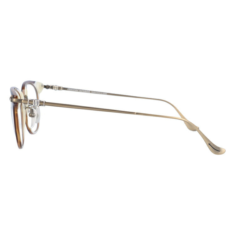 クロムハーツ メガネ 度付き 度なし 伊達メガネ 眼鏡 メガネフレーム CHROME HEARTS SHAGASS 51 DTB/OG Demi Tort Bone/Old Gold 51サイズ ウェリントン型 日本製 フローラル ユニセックス メンズ レディース 紫外線 UVカット ラッピング無料