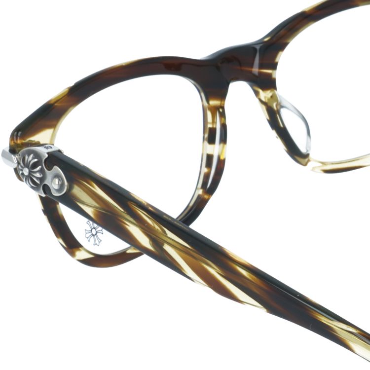 クロムハーツ メガネフレーム 伊達メガネ レギュラーフィット CHROME HEARTS WELL STRUNG VS 52サイズ CHプラス ウェリントン型 ユニセックス メンズ レディース