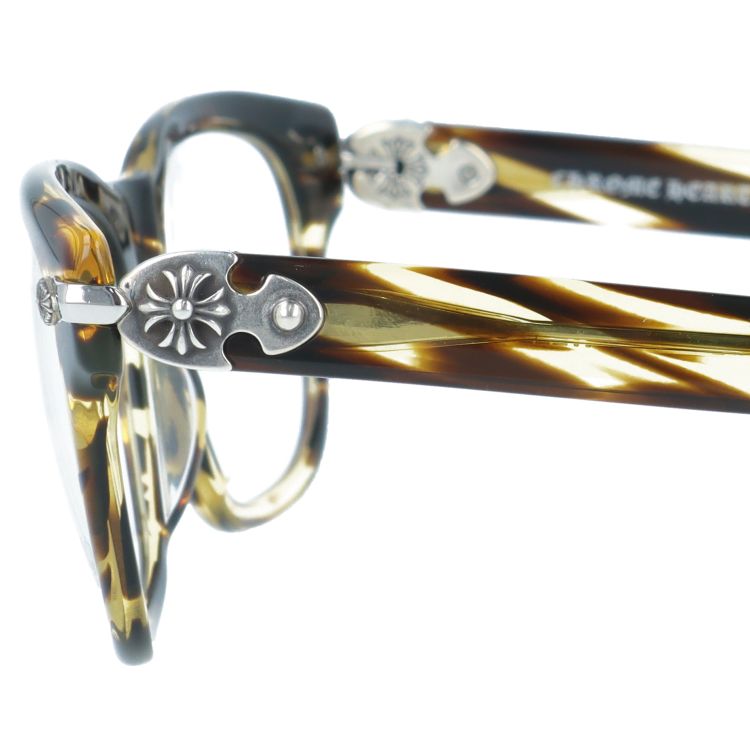 クロムハーツ メガネフレーム 伊達メガネ レギュラーフィット CHROME HEARTS WELL STRUNG VS 52サイズ CHプラス ウェリントン型 ユニセックス メンズ レディース