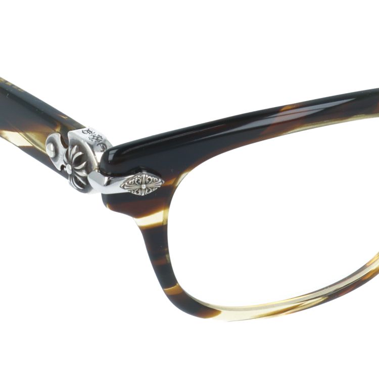 クロムハーツ メガネフレーム 伊達メガネ レギュラーフィット CHROME HEARTS WELL STRUNG VS 52サイズ CHプラス ウェリントン型 ユニセックス メンズ レディース