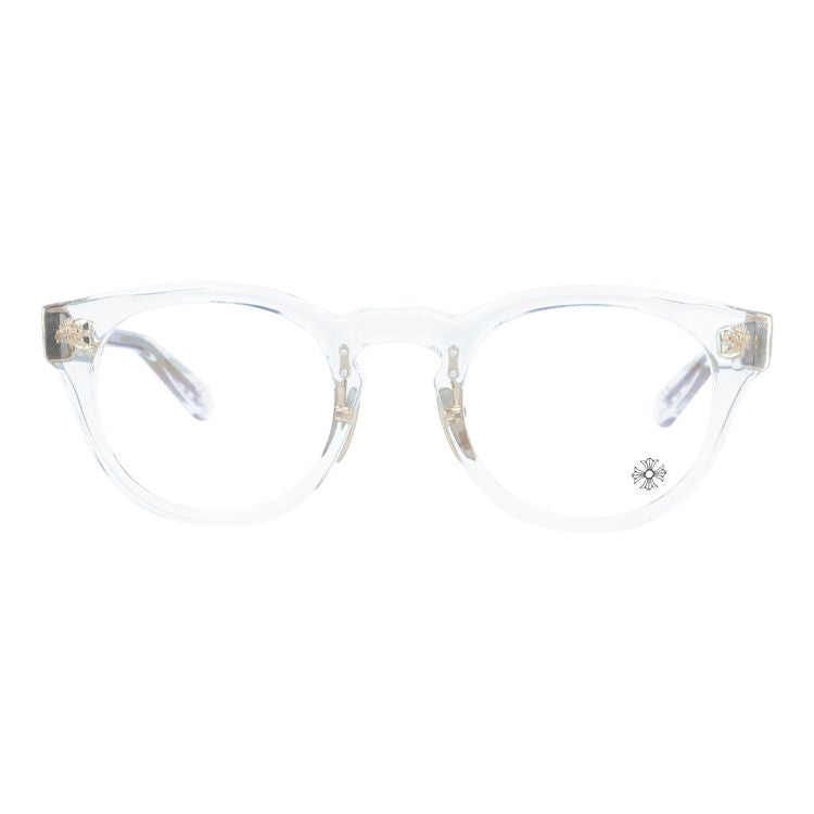クロムハーツ メガネフレーム 伊達メガネ CHROME HEARTS DINGALONGLINGLONG CRYS 49サイズ CHプラス ボストン型 ユニセックス メンズ レディース