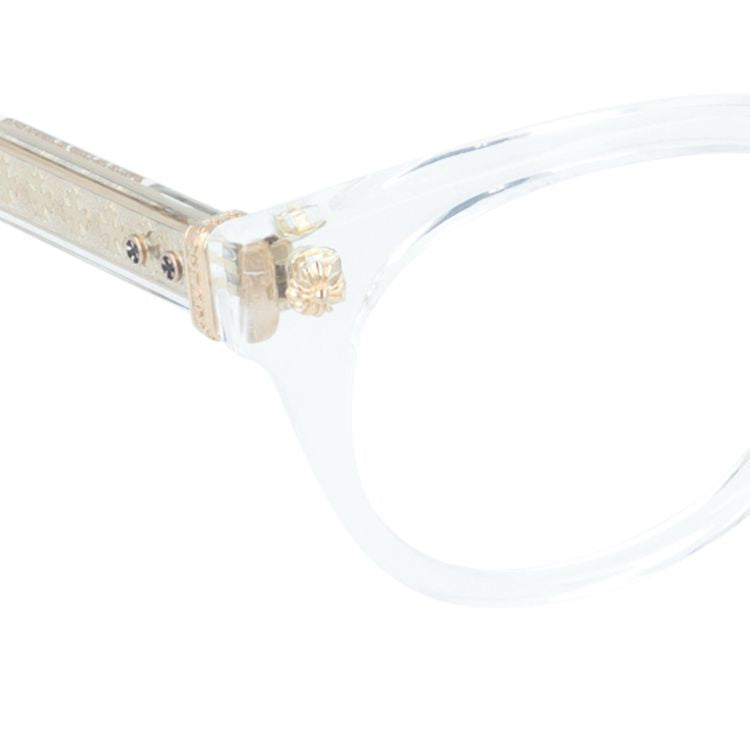 クロムハーツ メガネフレーム 伊達メガネ CHROME HEARTS DINGALONGLINGLONG CRYS 49サイズ CHプラス ボストン型 ユニセックス メンズ レディース