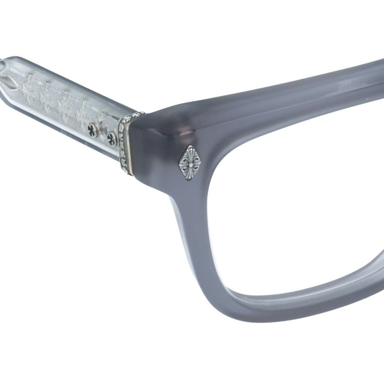 クロムハーツ メガネフレーム 伊達メガネ レギュラーフィット CHROME HEARTS AMBIDIXTROUS MGR 53サイズ CHプラス ウェリントン型 ユニセックス メンズ レディース