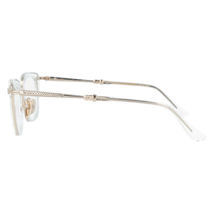 クロムハーツ メガネフレーム 伊達メガネ CHROME HEARTS STRAPADICTOME CRYS/GP 51サイズ BSフレア ウェリントン型 ユニセックス メンズ レディース