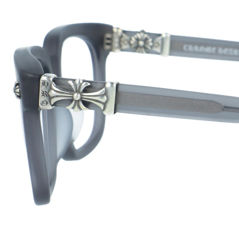 クロムハーツ メガネフレーム 伊達メガネ CHROME HEARTS COX UCKER MGR-MGR/SS 52サイズ ウェリントン ユニセックス メンズ レディース (コピー)