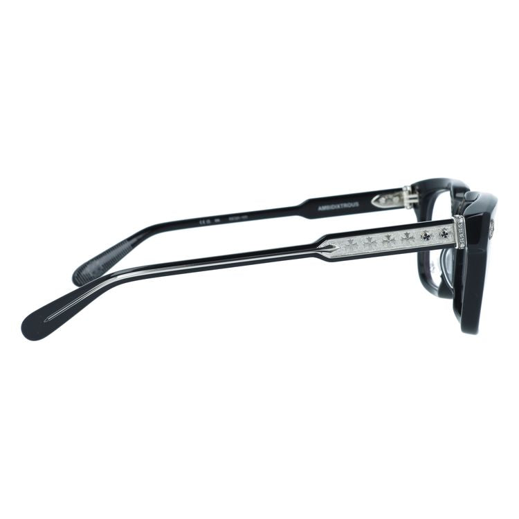 クロムハーツ メガネフレーム 伊達メガネ レギュラーフィット CHROME HEARTS AMBIDIXTROUS BK 53サイズ CHプラス ウェリントン型 ユニセックス メンズ レディース
