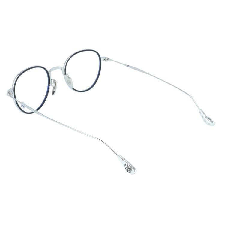 クロムハーツ メガネフレーム 伊達メガネ CHROME HEARTS BONE PRONE IV BK/SS 49サイズ CHプラス ボストン型 ユニセックス メンズ レディース