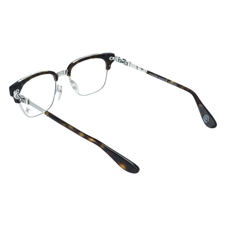 クロムハーツ メガネフレーム 伊達メガネ CHROME HEARTS BONENNOISSEUR II DT/SS 53サイズ CHクロス ブロー型 ウェリントン型 ユニセックス メンズ レディース