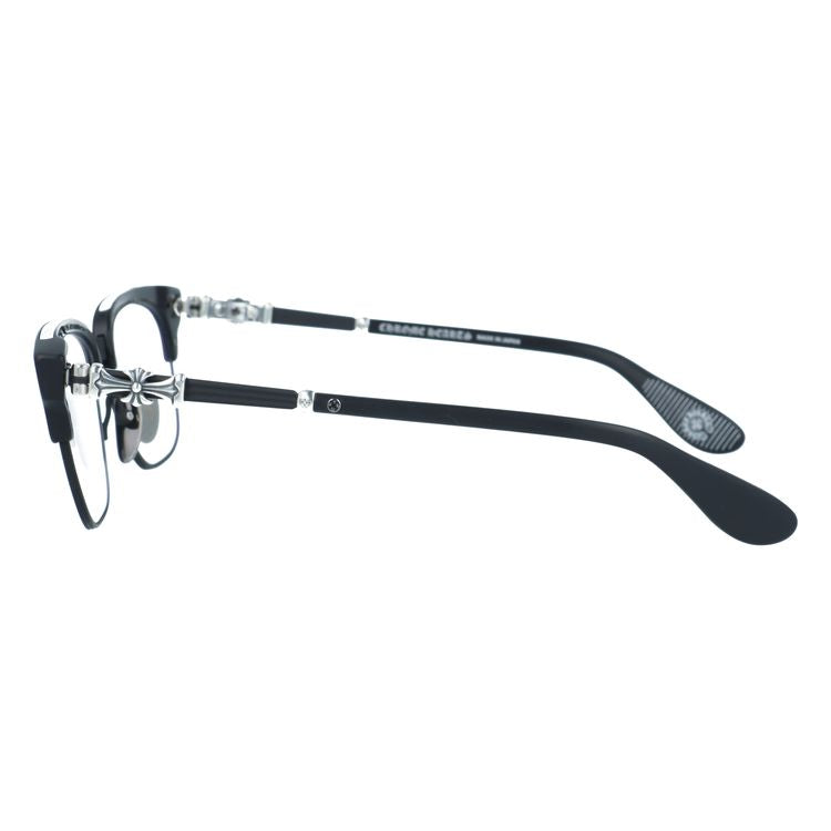 クロムハーツ メガネフレーム 伊達メガネ CHROME HEARTS BONENNOISSEUR II MBK 53サイズ CHクロス ブロー型 ウェリントン型 ユニセックス メンズ レディース
