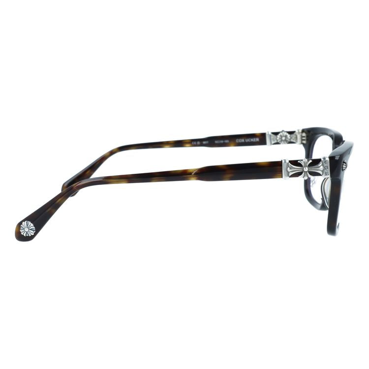 クロムハーツ メガネフレーム 伊達メガネ レギュラーフィット CHROME HEARTS COX UCKER MDT 52サイズ CHクロス ウェリントン型 ユニセックス メンズ レディース
